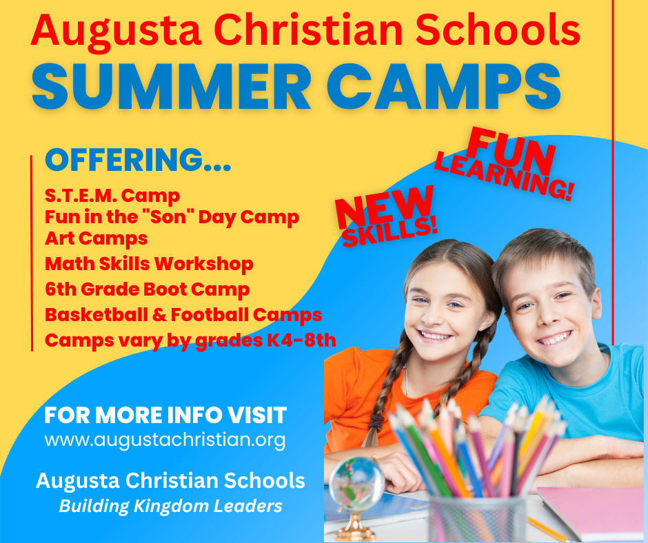 Augusta Christian Schools Summer Camps CSRA Kids Augusta GA