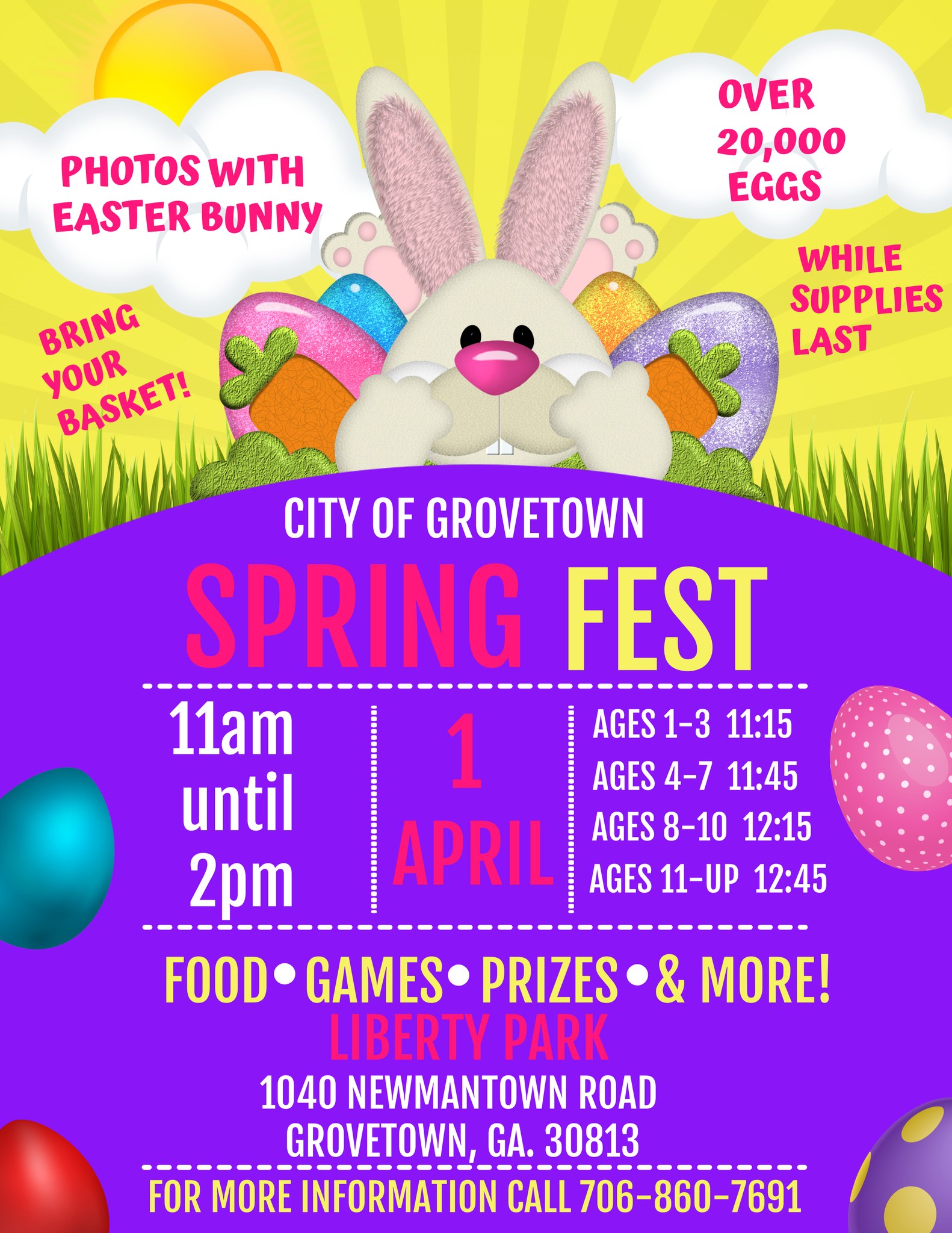 Spring Fest City of Grovetown (Weather Update) CSRAKIDS